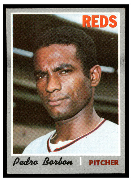 1970 Topps Baseball Pedro Borbon #358 VG-EX front of card