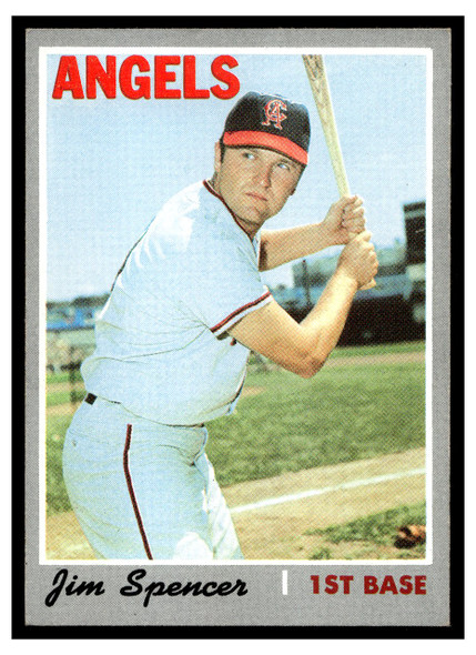 1970 Topps Baseball Jim Spencer #255 VG front of card
