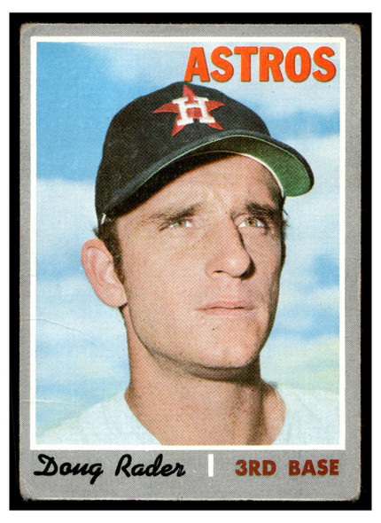 1970 Topps Baseball Doug Rader #355 VG front of card