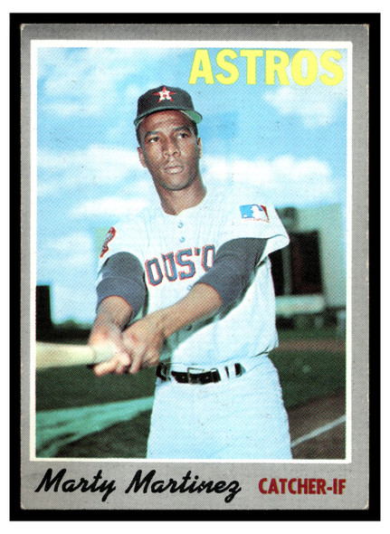 1970 Topps Baseball Marty Martinez #126 VG front of card