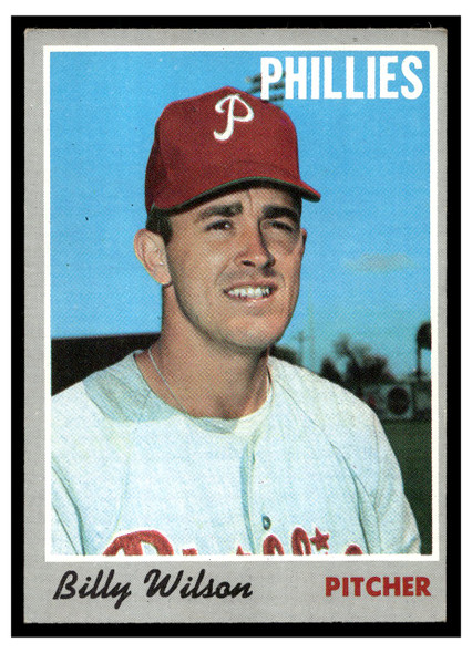 1970 Topps Baseball Billy Wilson #28 VG-EX front of card