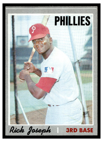 1970 Topps Baseball Rick Joseph #186 VG-EX front of card