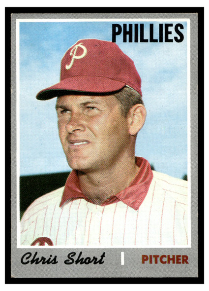 1970 Topps Baseball Chris Short #270 VG front of card