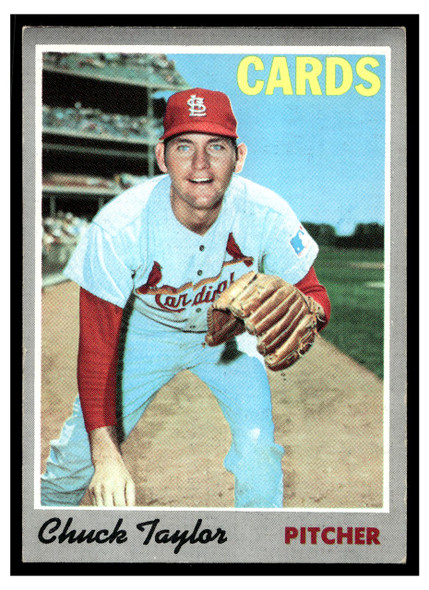 1970 Topps Baseball Chuck Taylor #119 VG front of card