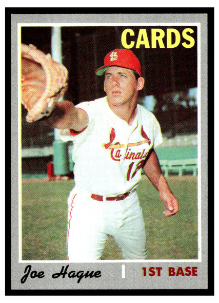 1970 Topps Baseball Joe Hague #362 VG-EX front of card