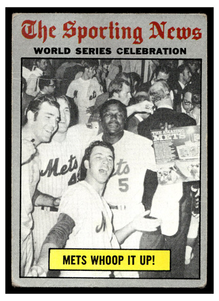 1970 Topps Baseball 1969 World Series Records #310 World Series VG front of card