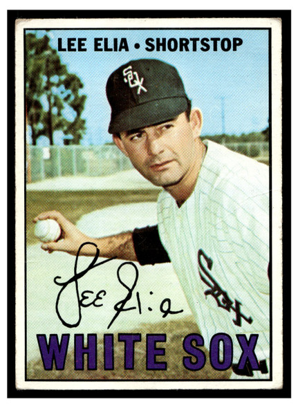1967 Topps Baseball Lee Elia #406 VG-EX front of card