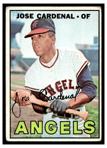 1967 Topps Baseball Jose Cardenal #193 VG-EX front of card