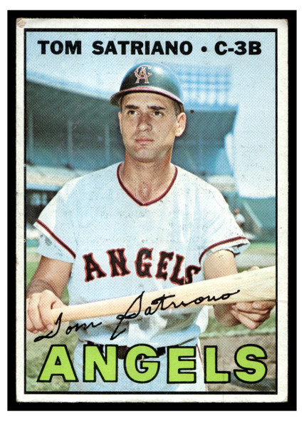 1967 Topps Baseball Tom Satriano #343 VG-EX front of card