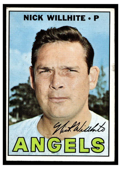 1967 Topps Baseball Nick Willhite #249 VG-EX front of card