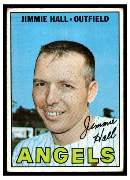 1967 Topps Baseball Jimmie Hall #432 VG front of card