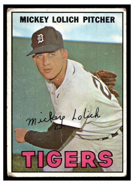 1967 Topps Baseball Mickey Lolich #88 VG-EX front of card