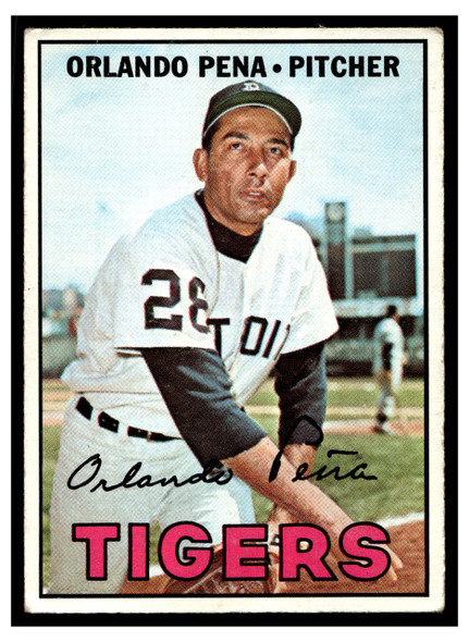1967 Topps Baseball Orlando Pena #449 VG front of card