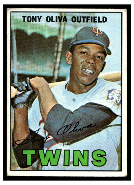 1967 Topps Baseball Tony Oliva #50 HOF VG-EX front of card