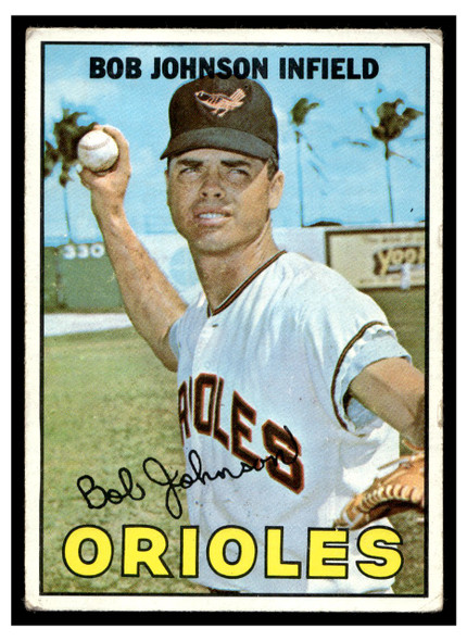 1967 Topps Baseball Bob Johnson #38 VG front of card