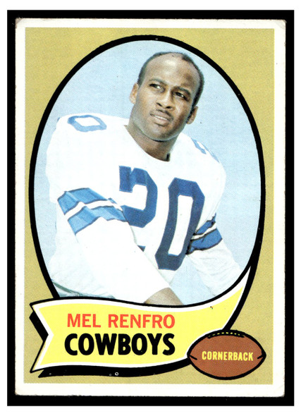 1970 Topps Mel Renfro #45 Low Grade - Marks front of card