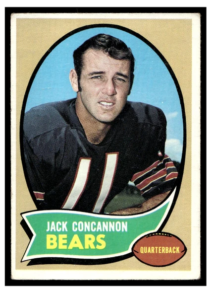 1970 Topps Jack Concannon #212 VG-EX front of card