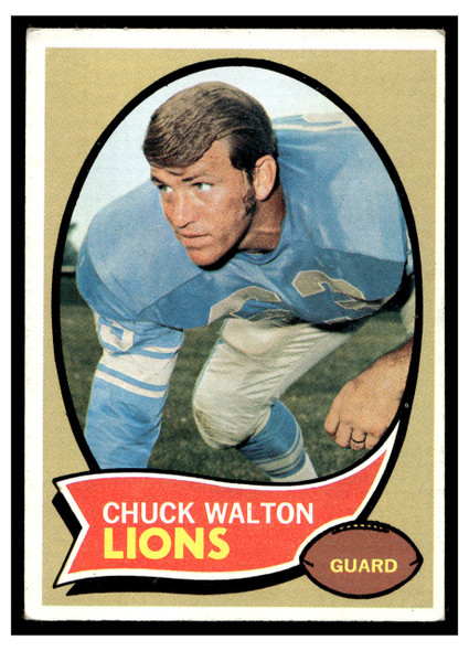 1970 Topps Chuck Walton #121 VG — Example A front of card