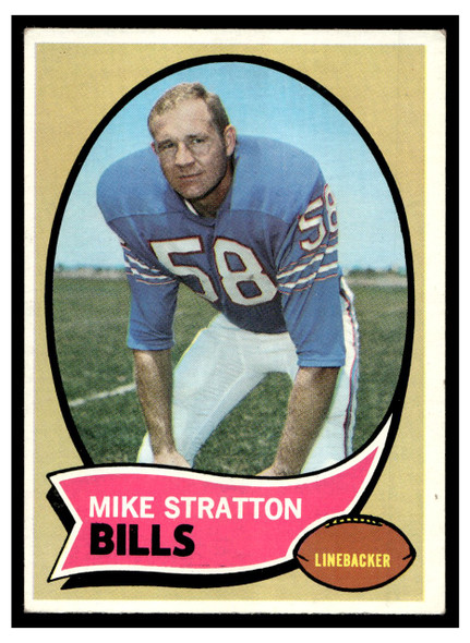 1970 Topps Mike Stratton #252 VG-EX front of card