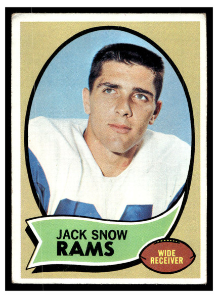 1970 Topps Jack Snow #44 Good front of card