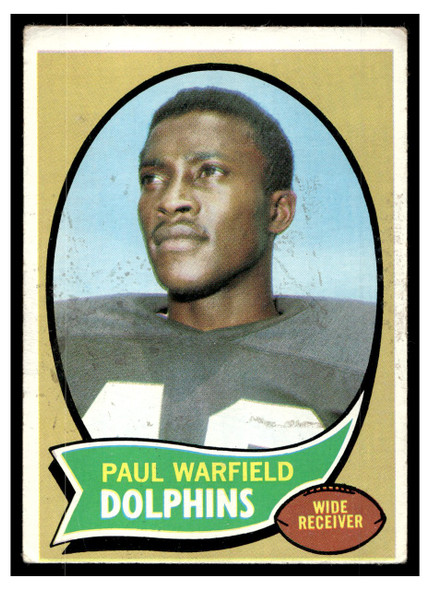 1970 Topps Paul Warfield #135 Low Grade - Marks front of card