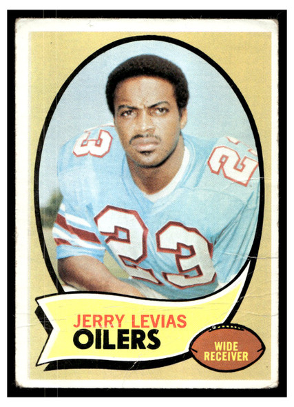 1970 Topps Jerry LeVias #89 Low Grade - Creases front of card