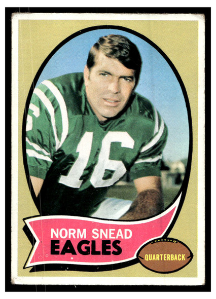 1970 Topps Norm Snead #115 VG front of card
