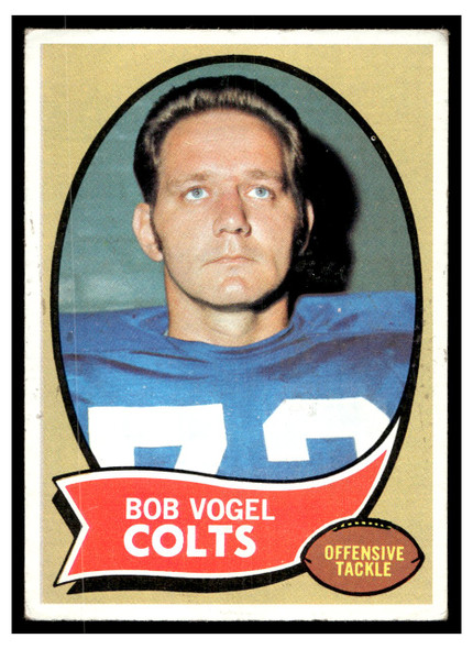 1970 Topps Bob Vogel #15 VG front of card