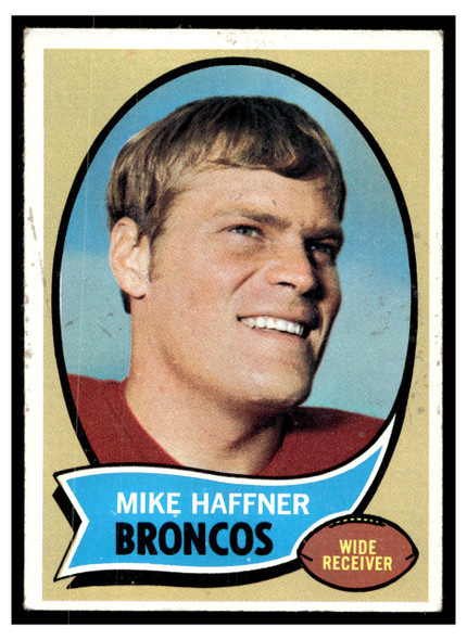 1970 Topps Mike Haffner #14 Low Grade - Marks — Example B front of card