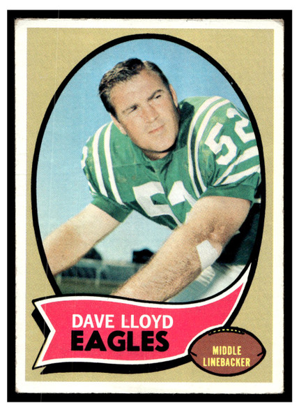 1970 Topps Dave Lloyd #21 VG front of card