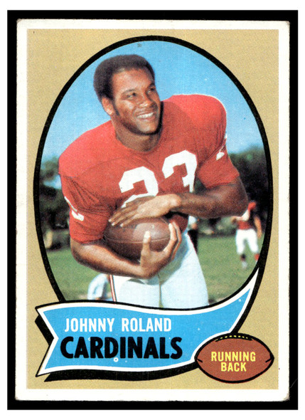 1970 Topps Football Johnny Roland #76 Good — Example A front of card