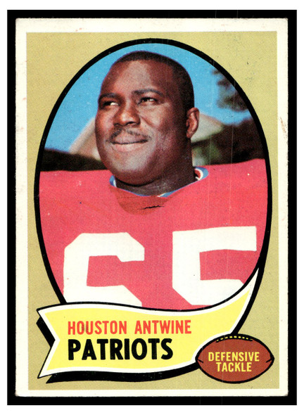 1970 Topps Football Houston Antwine #255 Good front of card