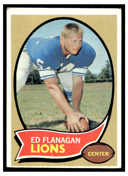 1970 Topps Football Ed Flanagan #11 VG front of card