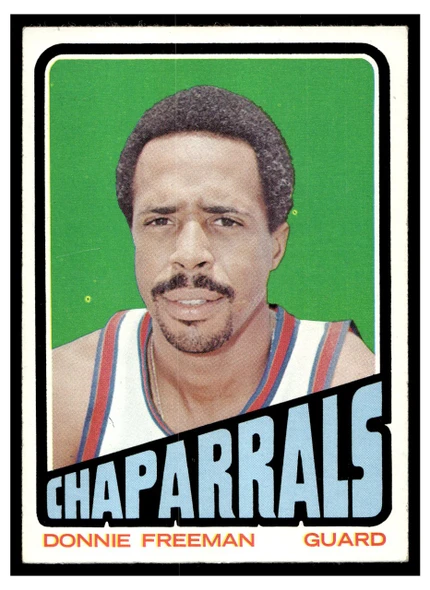 1972 Topps Basketball Donnie Freeman #190 VG front of card