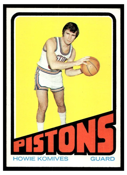1972 Topps Basketball Howie Komives #13 VG front of card