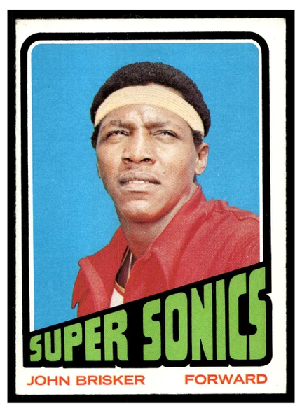 1972 Topps Basketball John Brisker #135 VG-EX front of card