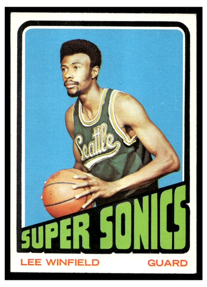 1972 Topps Basketball Lee Winfield #33 VG front of card
