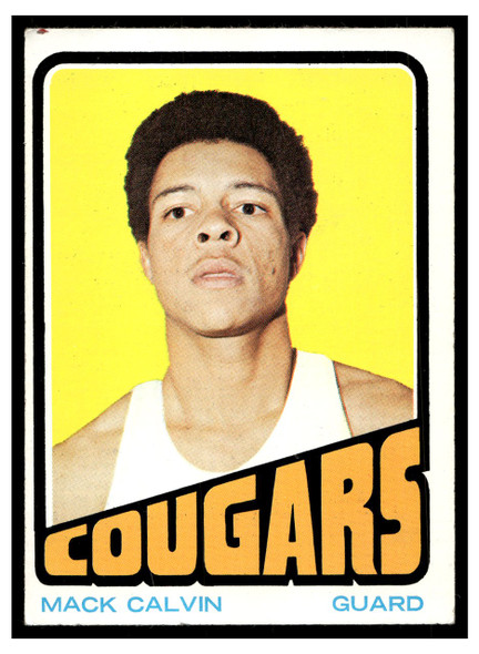 1972 Topps Basketball Mack Calvin #179 VG front of card