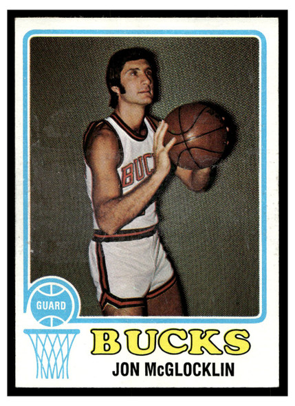 1973 Topps Basketball Jon McGlocklin #123 VG front of card
