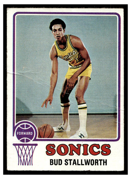 1973 Topps Basketball Bud Stallworth #58 VG front of card