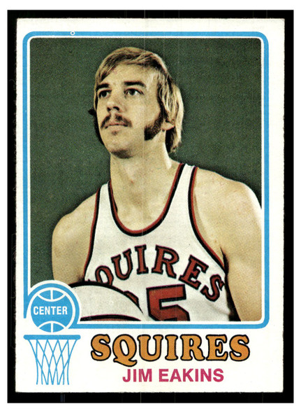 1973 Topps Basketball Jim Eakins #178 VG front of card
