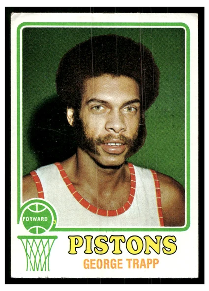 1973 Topps Basketball George Trapp #22 Base VG front of card