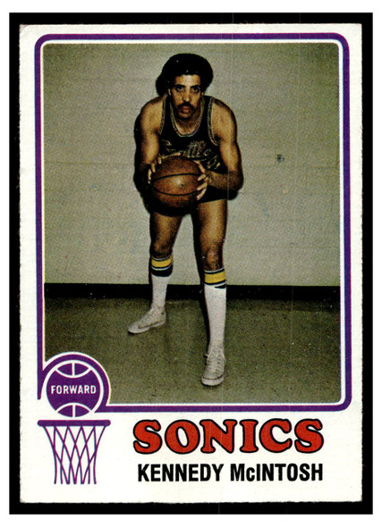 1973 Topps Basketball Kennedy McIntosh #164 Base VG — Example A front of card