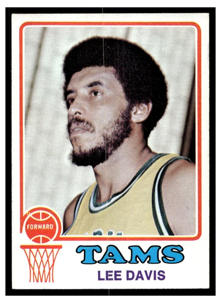 1973 Topps Basketball Lee Davis #253 Base VG front of card