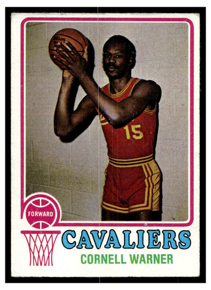1973 Topps Basketball Cornell Warner #12 Base VG front of card