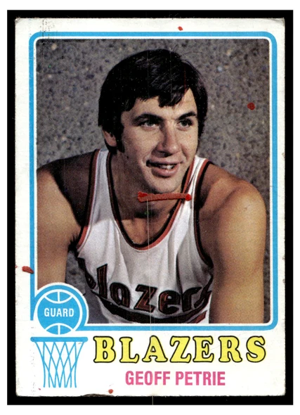 1973 Topps Basketball Geoff Petrie #175 Low Grade - Marks front of card