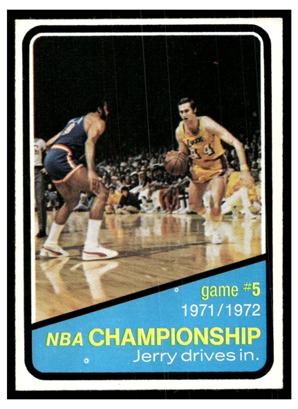 1972 Topps Basketball NBA Championship #158 Low Grade front of card