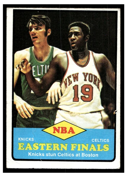 1972 Topps Basketball NBA Eastern Finals #66 Low Grade - Marks front of card