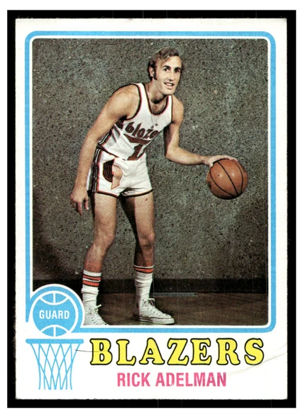 1973 Topps Basketball Rick Adelman #27 Low Grade front of card