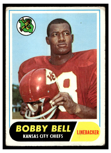 1968 Topps Football Bobby Bell #93 VG front of card